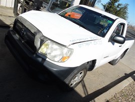 2007 TOYOTA TACOMA STANDARD CAB WHITE 2.7 AT 2WD Z21355